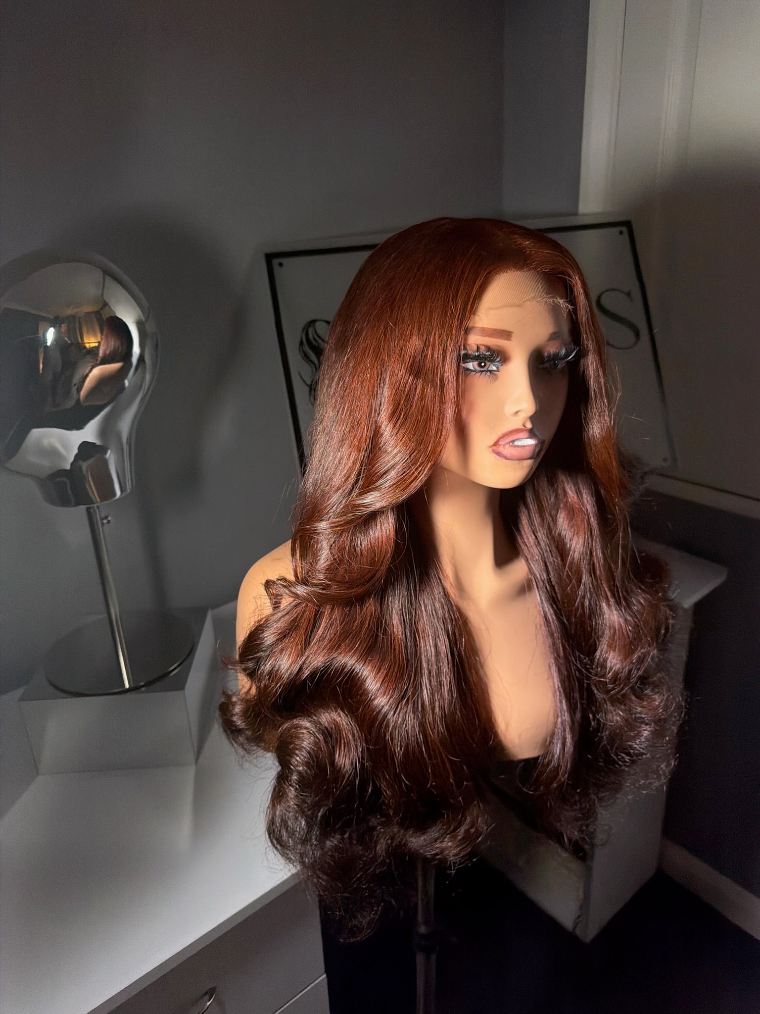 Chocolate Auburn - Premium Curled