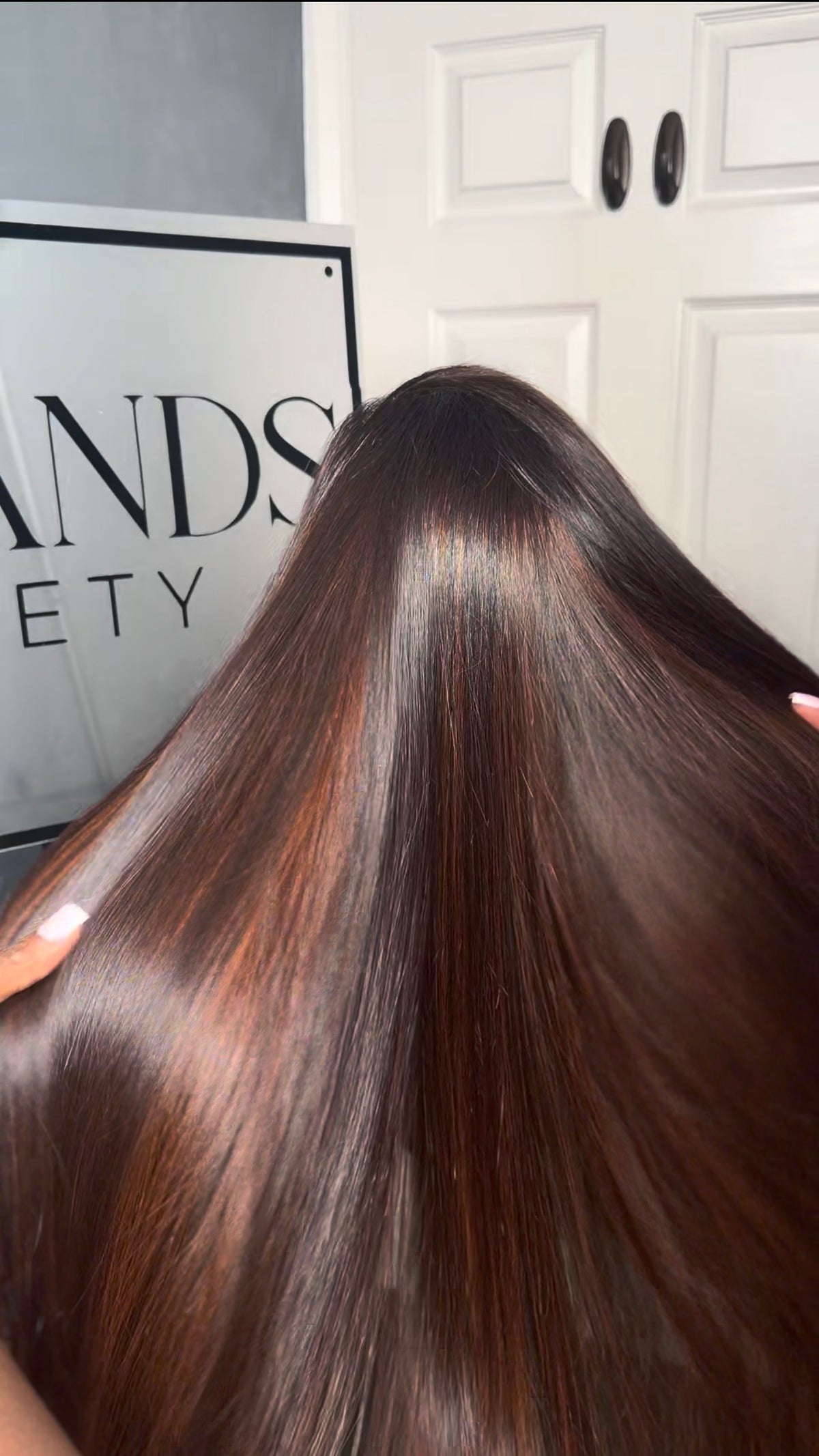 Cocoa Highlights - Bone Straight - HD Lace