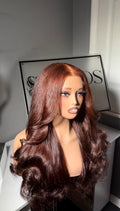 Chocolate Auburn - Premium Curled