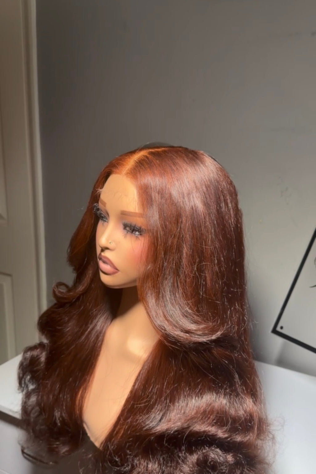 Chocolate Auburn - Premium Curled