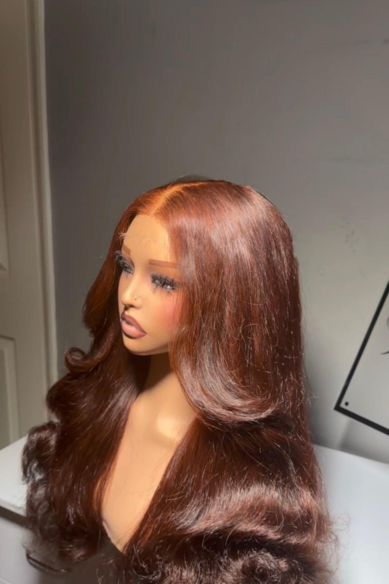 Chocolate Auburn - Premium Curled