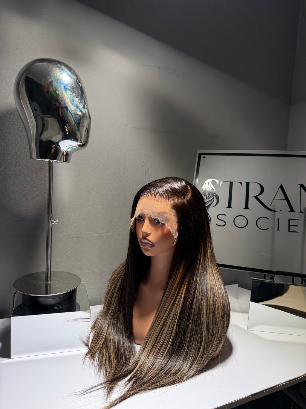 Ombre Highlights - Bone Straight