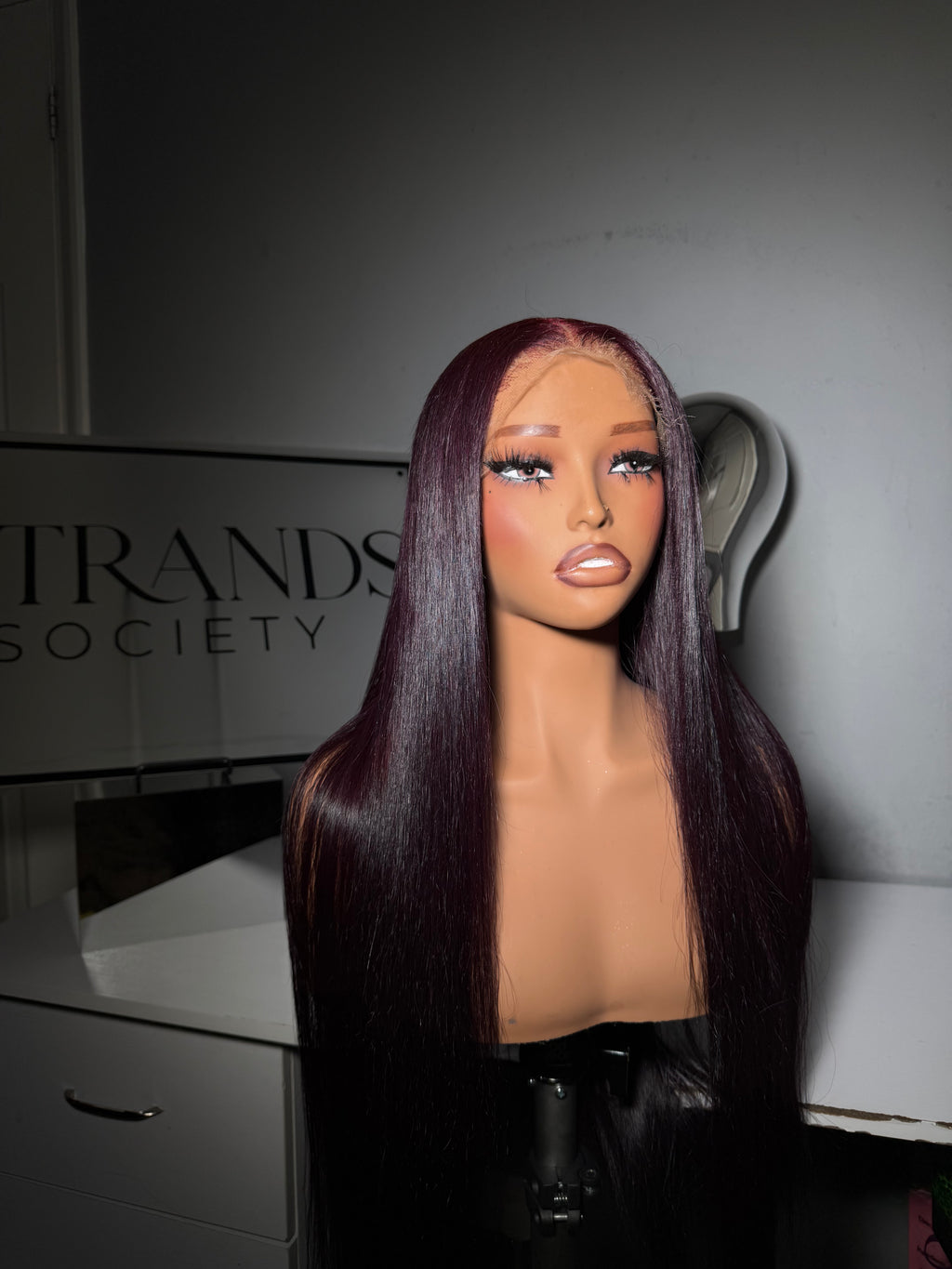Deep Plum - Bone Straight