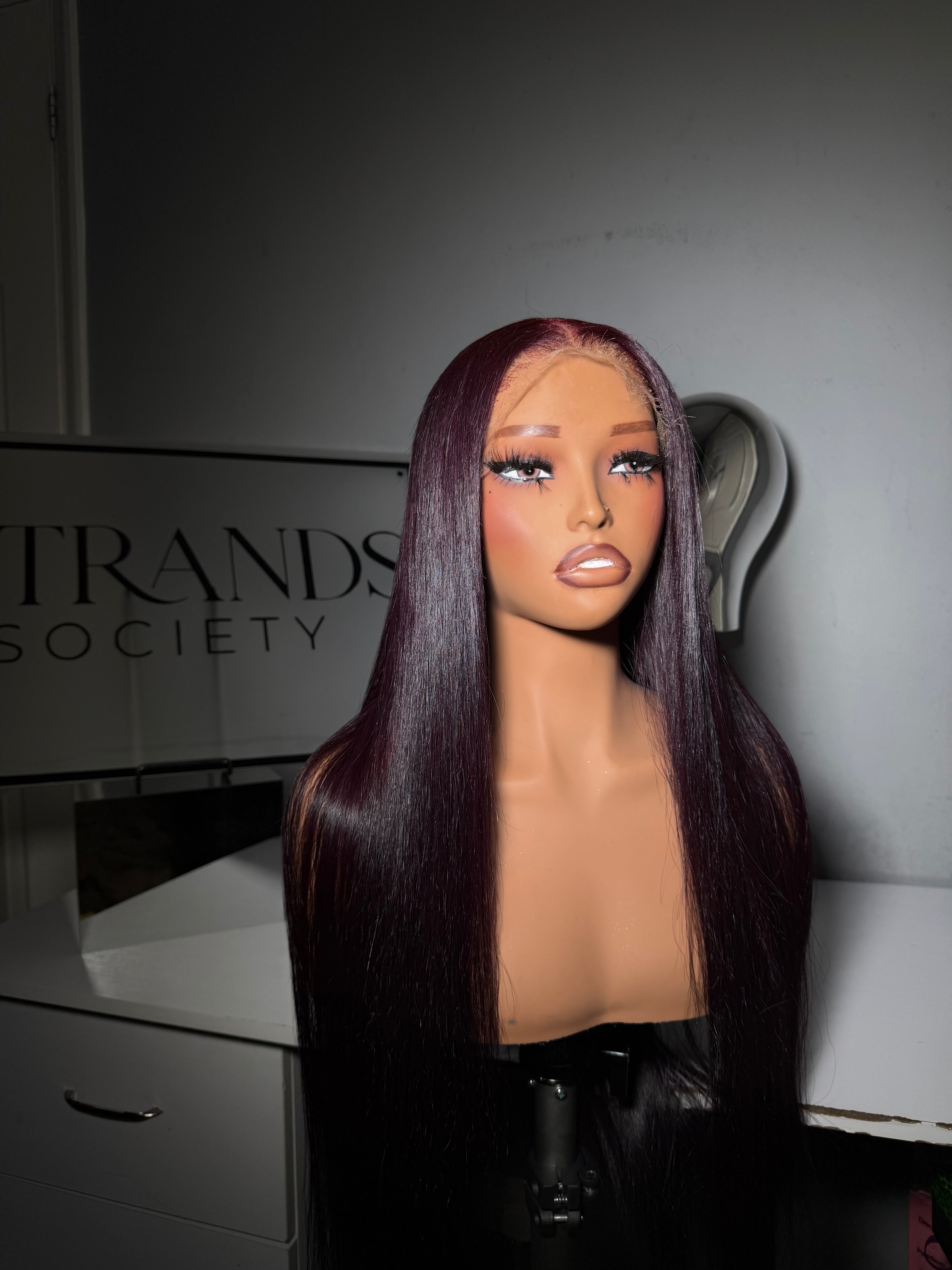 Deep Plum - Bone Straight