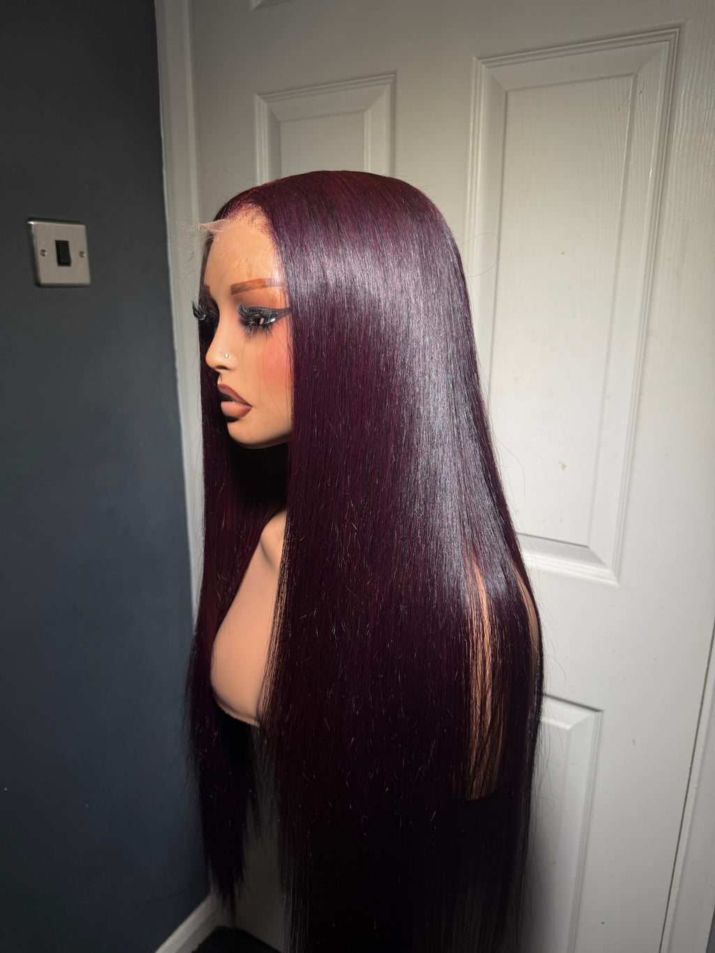 Deep Plum - Bone Straight