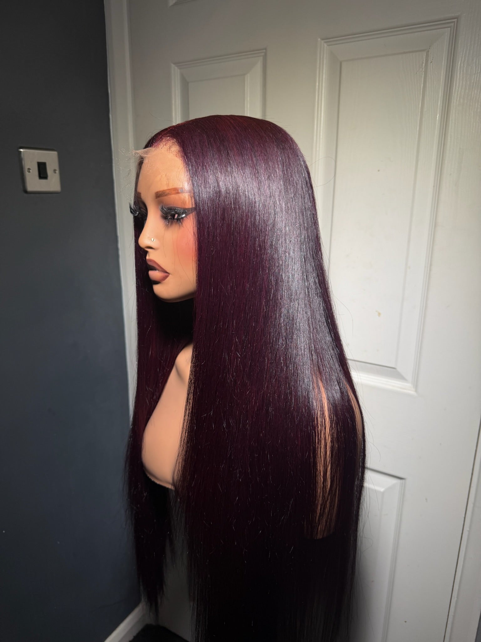 Deep Plum - Bone Straight