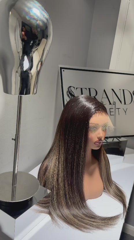 Ombre Highlights - Bone Straight