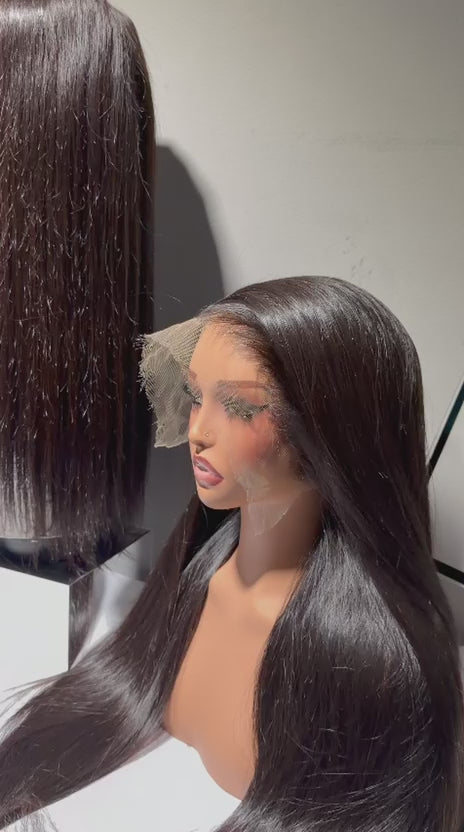 Natural Black - Frontal - Bone Straight